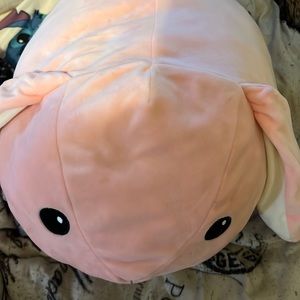A pink bunny, squish mellow